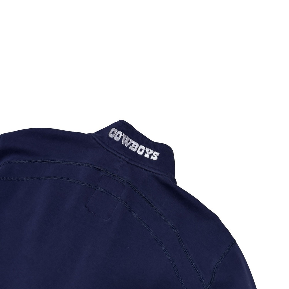 Tommy Bahama NFL Dallas Cowboys 1/4 Zip Pullover Sweatshirt Navy Sz LG 22 x 29 - Picture 4 of 5